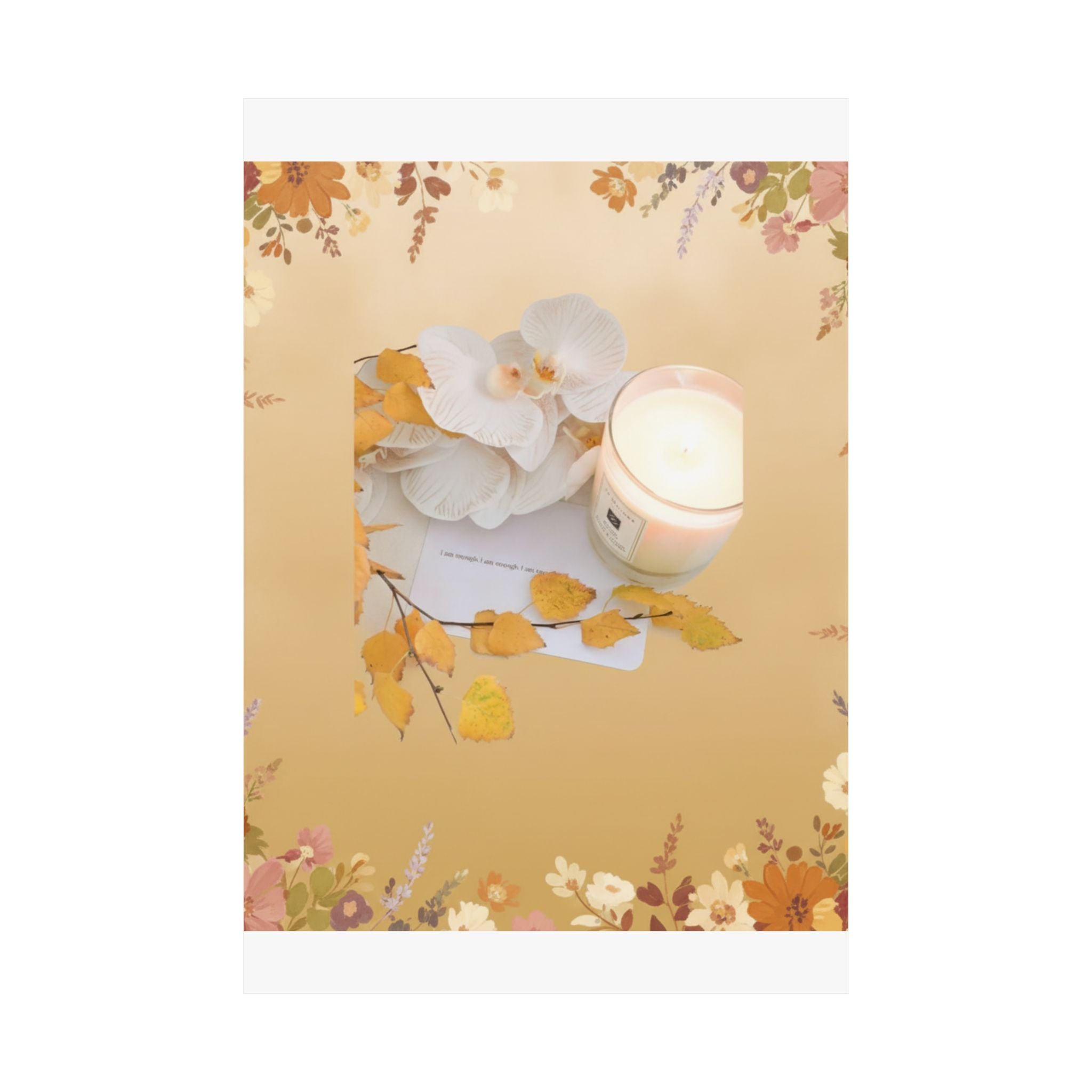 Affirmation — Candle — Matte Poster