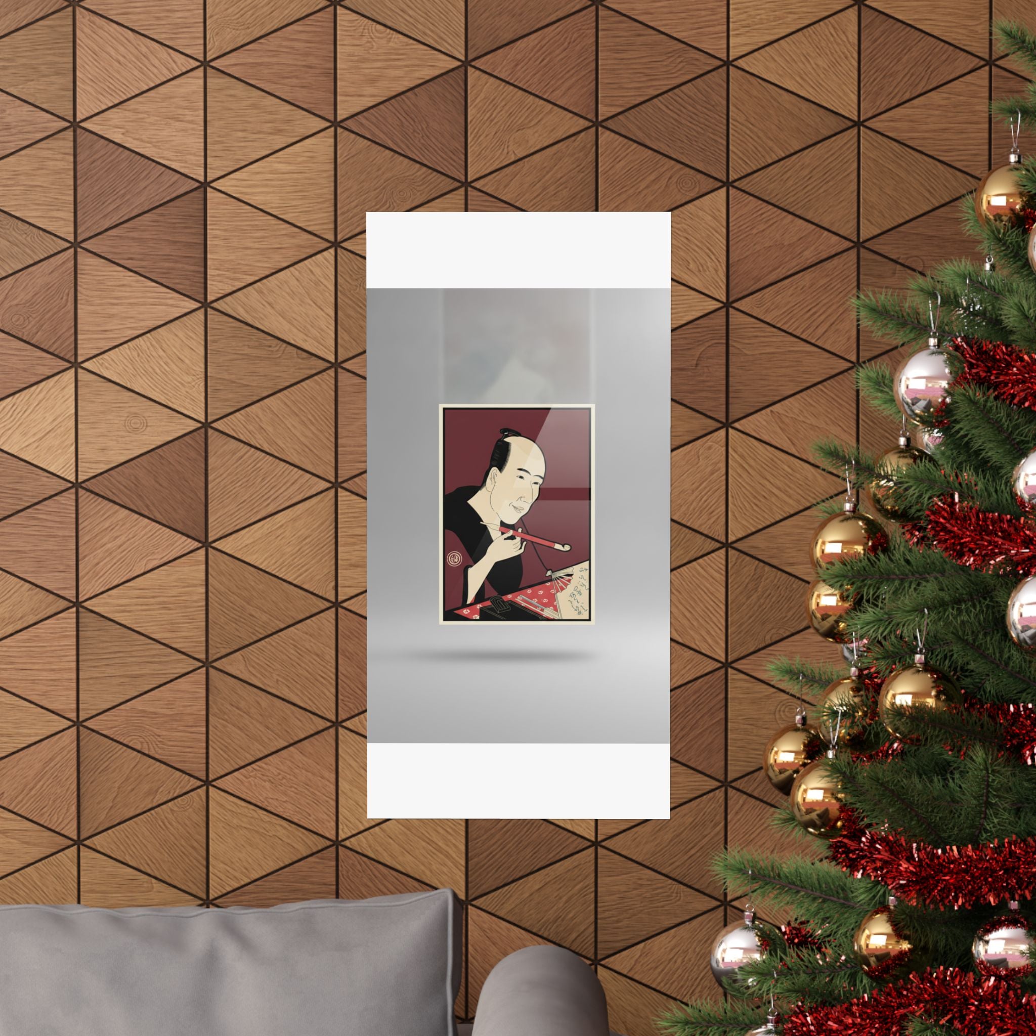 Product Marketing — The Writer Santō Kyōden (A.K.A. Kitao Masanobu) — Matte Poster