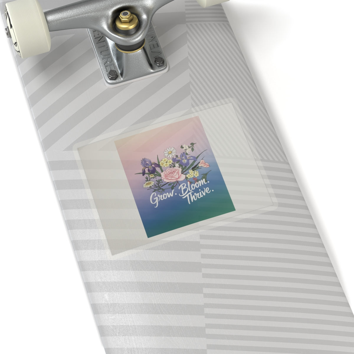 Affirmation — Rose, Iris, Primrose And Daisy — Kiss-Cut Sticker