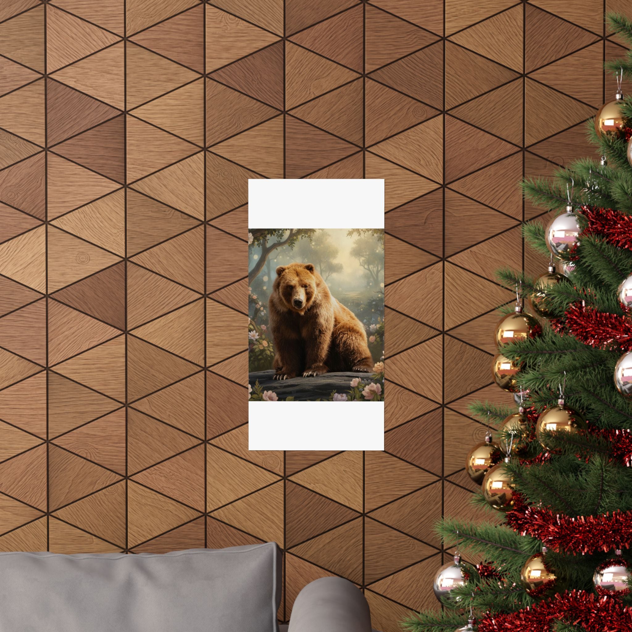 Scenic Nature — Bear — Matte Poster