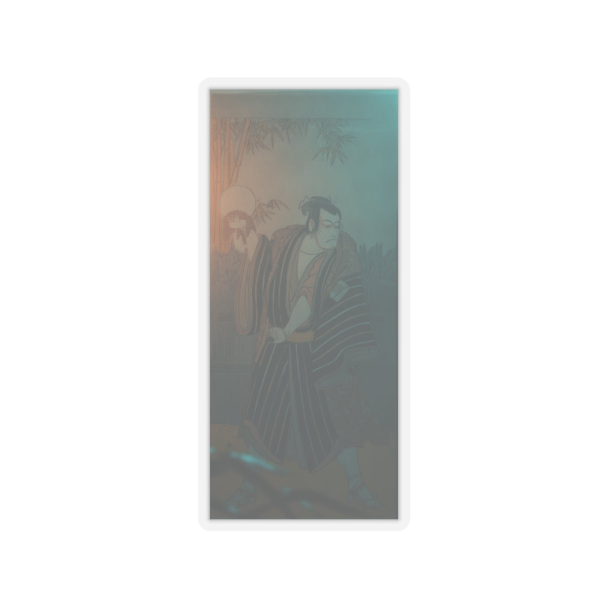 Cinematic — Kabuki Actor Ichikawa Danjūrō V — Kiss-Cut Sticker