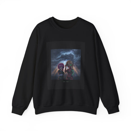 CITY NEVER SLEEPS crewneck sweatshirt — product view 2