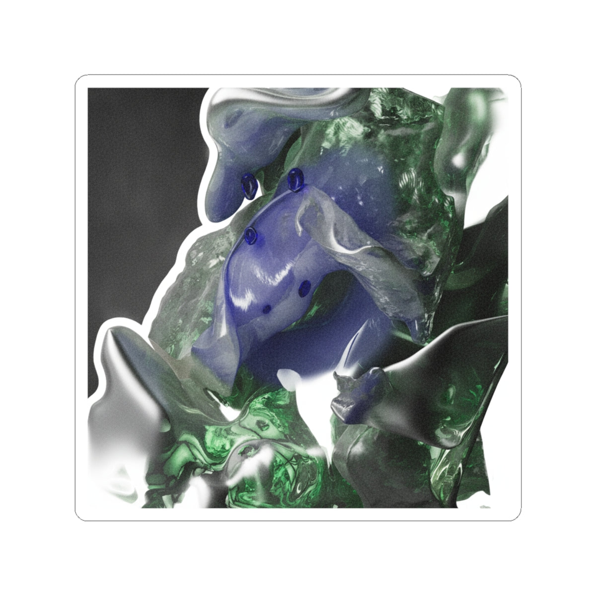 Watercolor — Abstract — Kiss-Cut Sticker