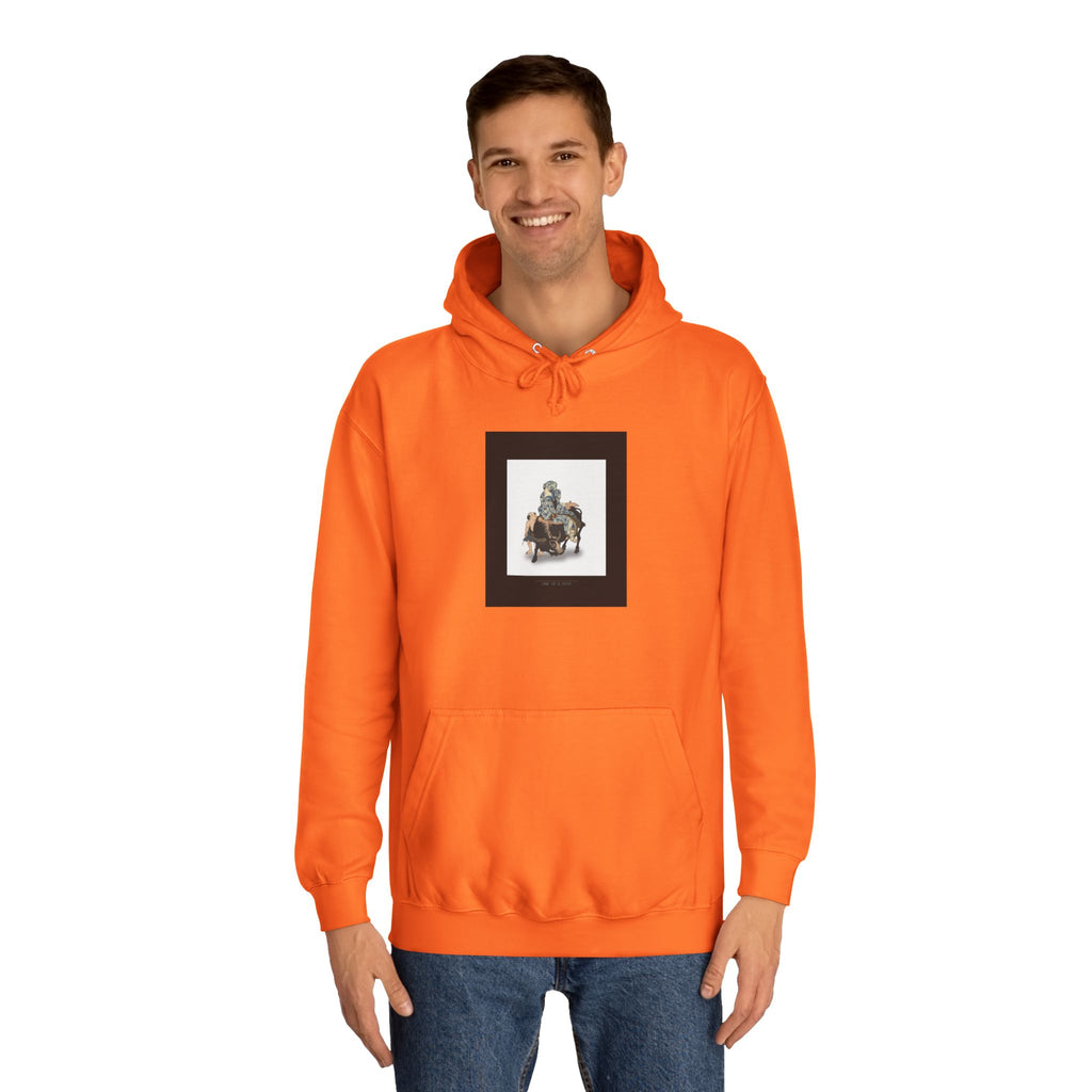 Ukiyo-e Sage Riding an Ox Woodblock Print Hoodie