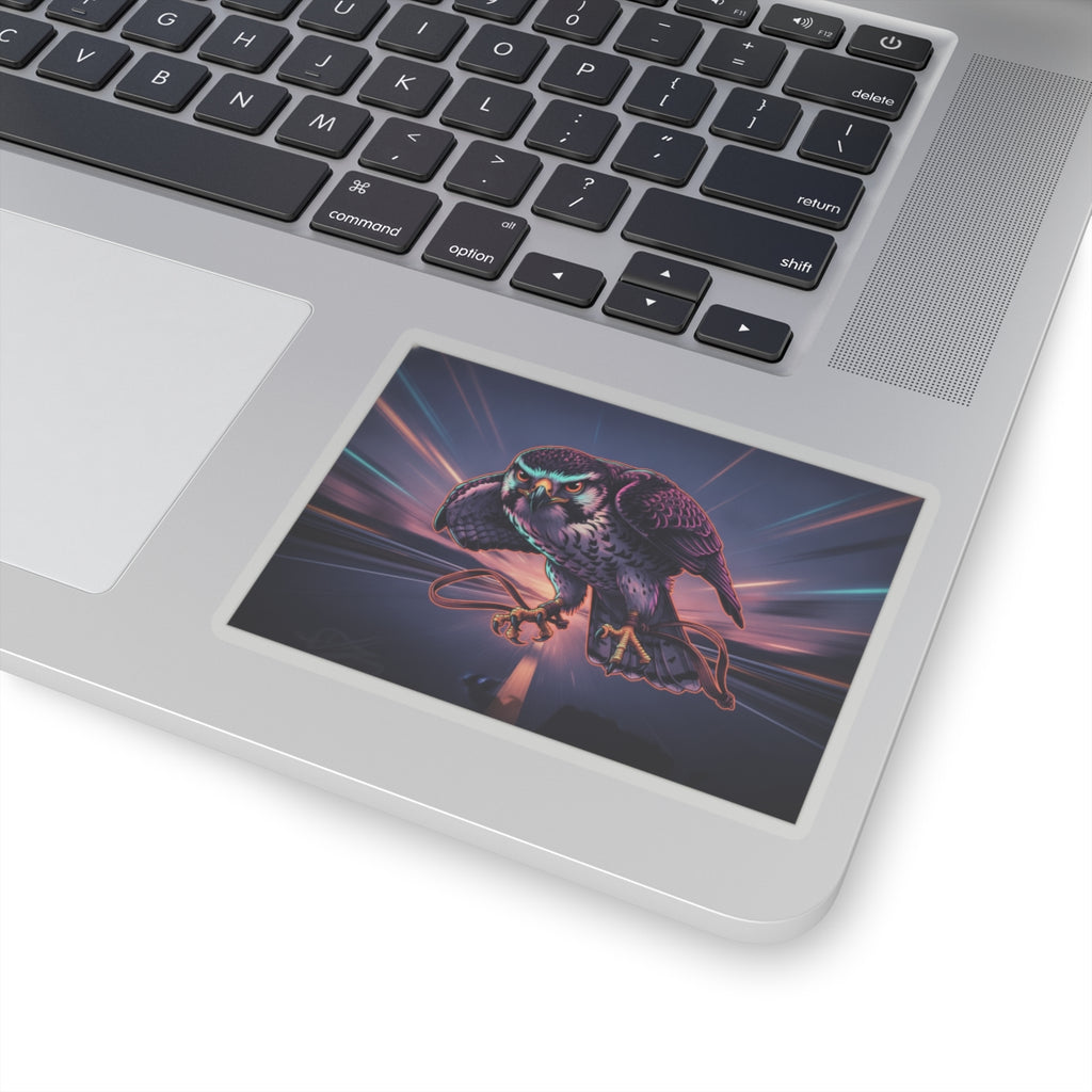 Fast Furious — Hawk Tied To Perch — Kiss-Cut Sticker