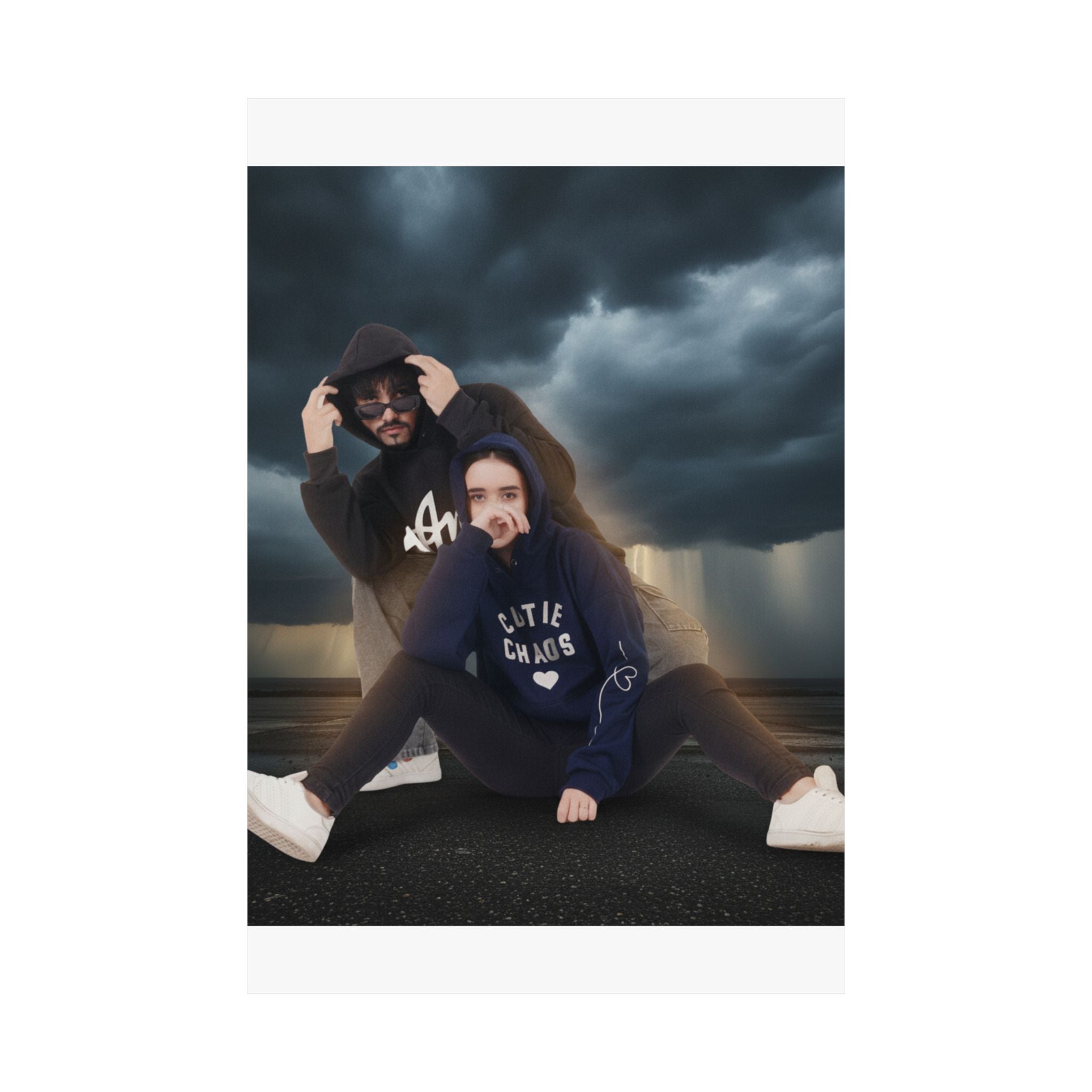 Dramatic Storm — People — Matte Poster
