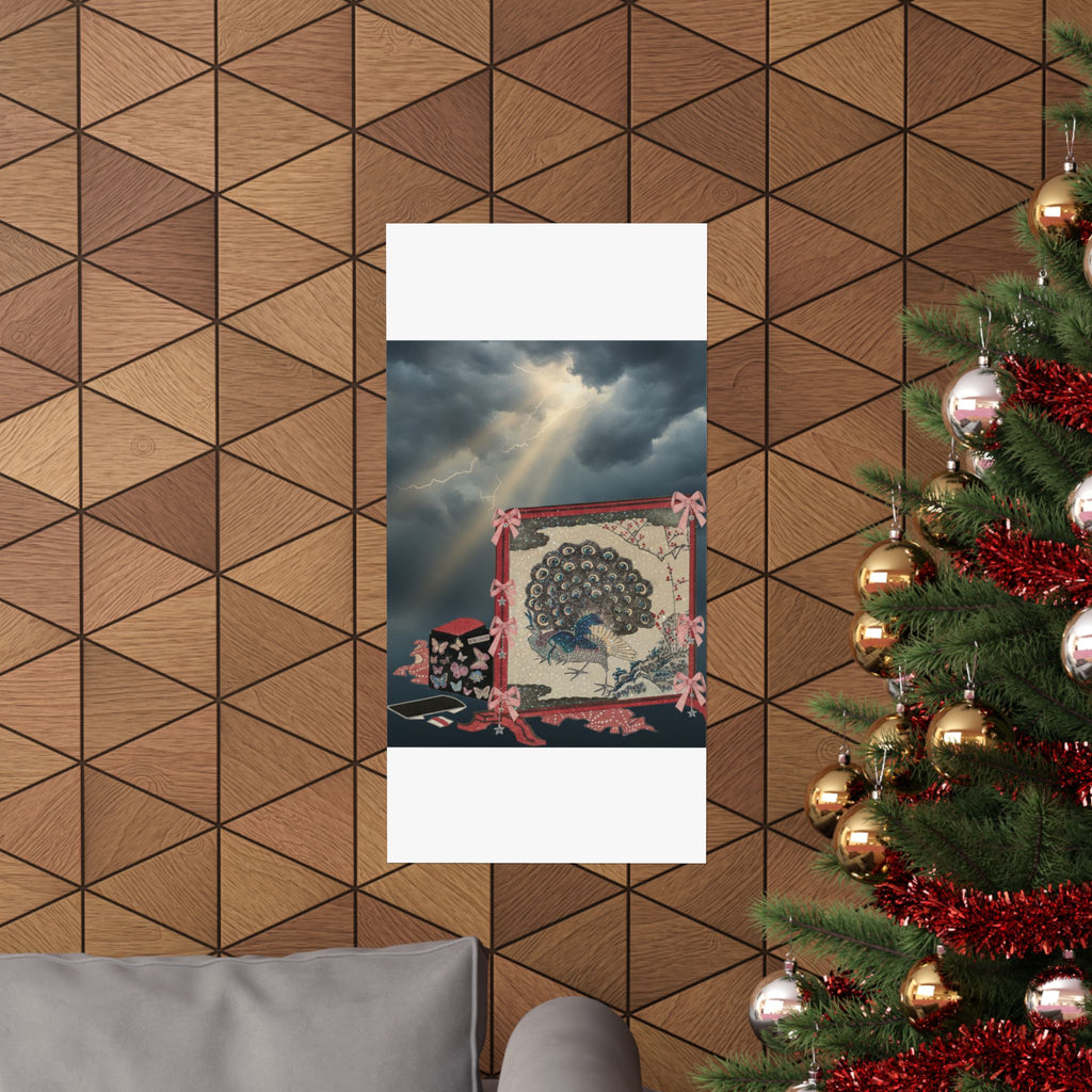 Dramatic Storm — Screen And Lady'S Work-Box — Matte Poster
