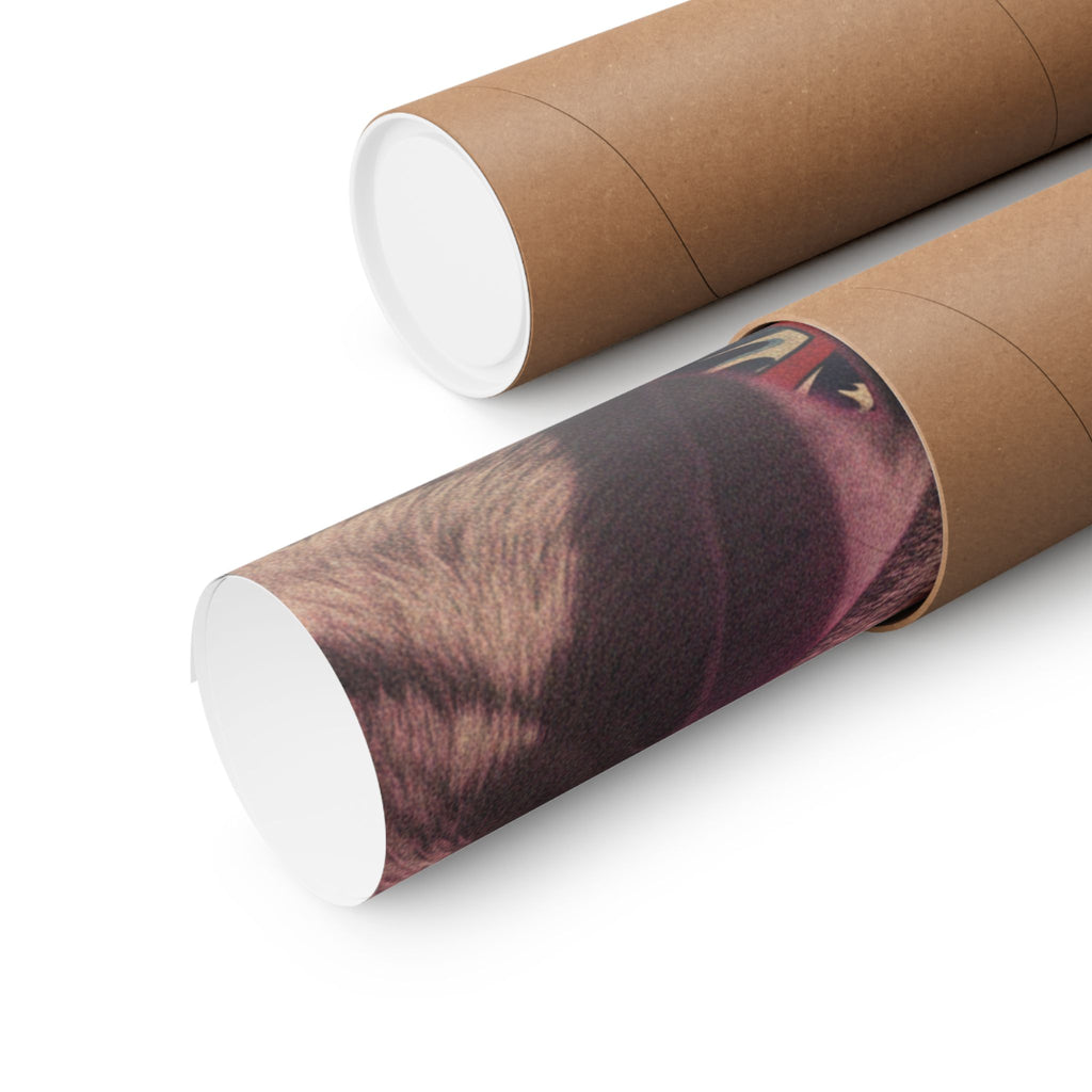 Japanese Street — Dog — Matte Poster
