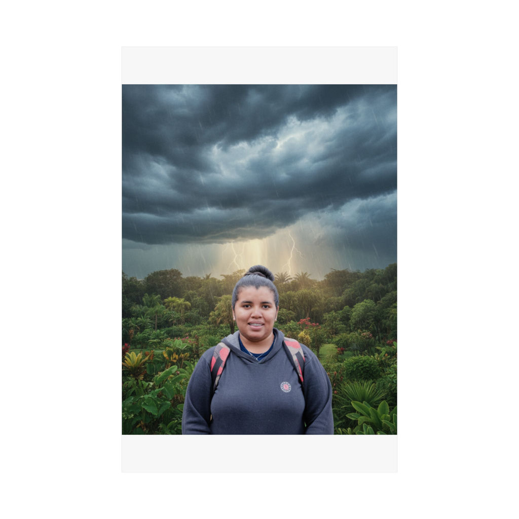 Dramatic Storm — Person — Matte Poster — Poster 2