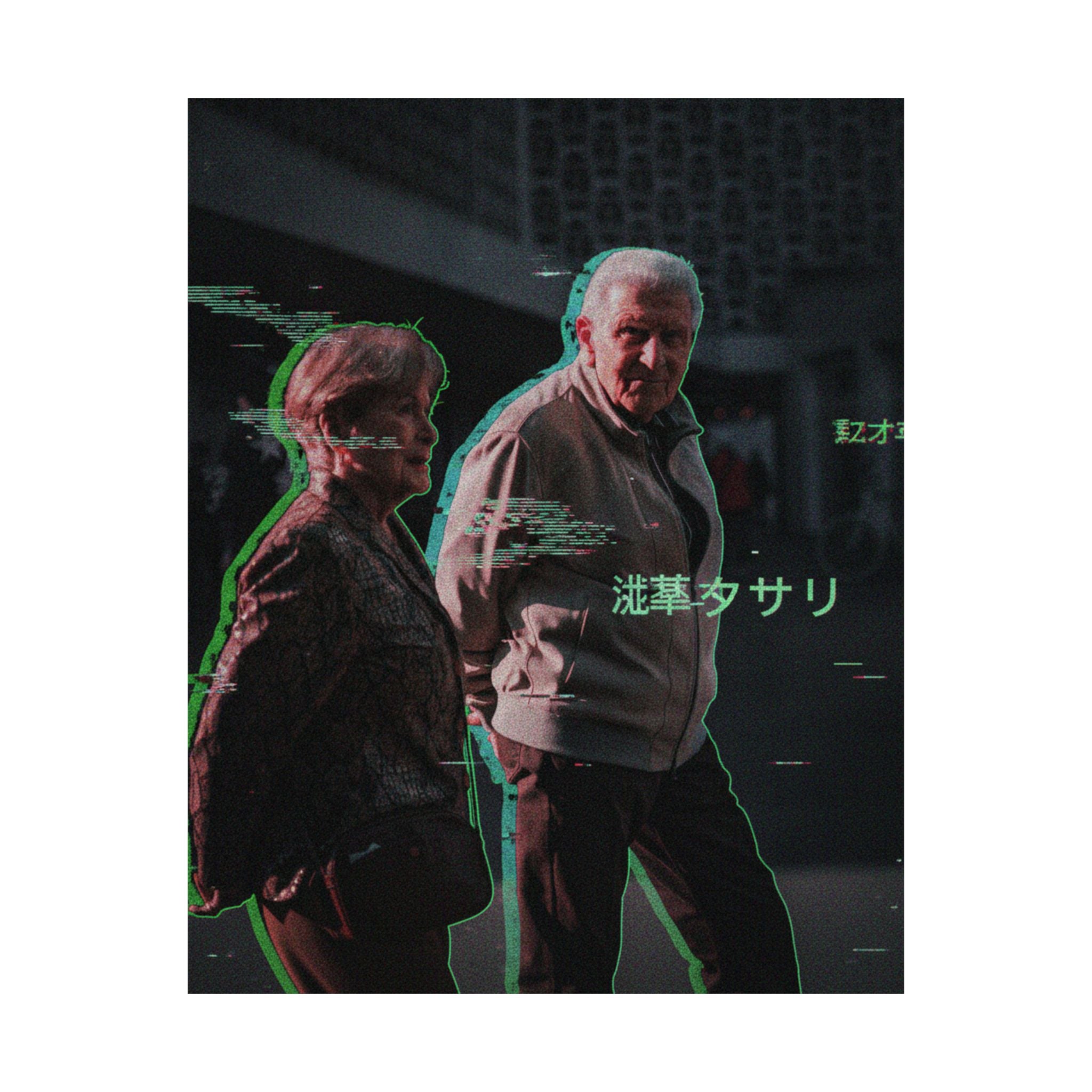 Glitch Culture — Person — Matte Poster