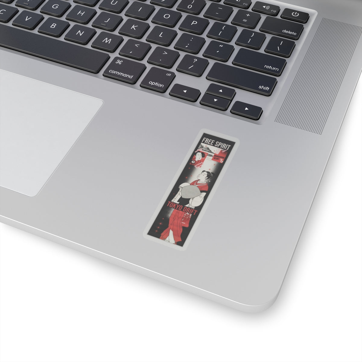 Streetwear Collage — A Young Komuso — Kiss-Cut Sticker