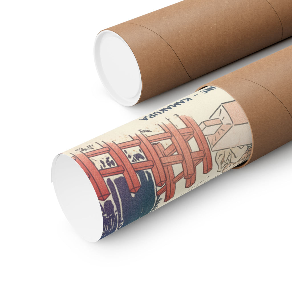 Affirmation — History Of Kamakura: Building Tsurugaoka Hachiman Shrine — Matte Poster
