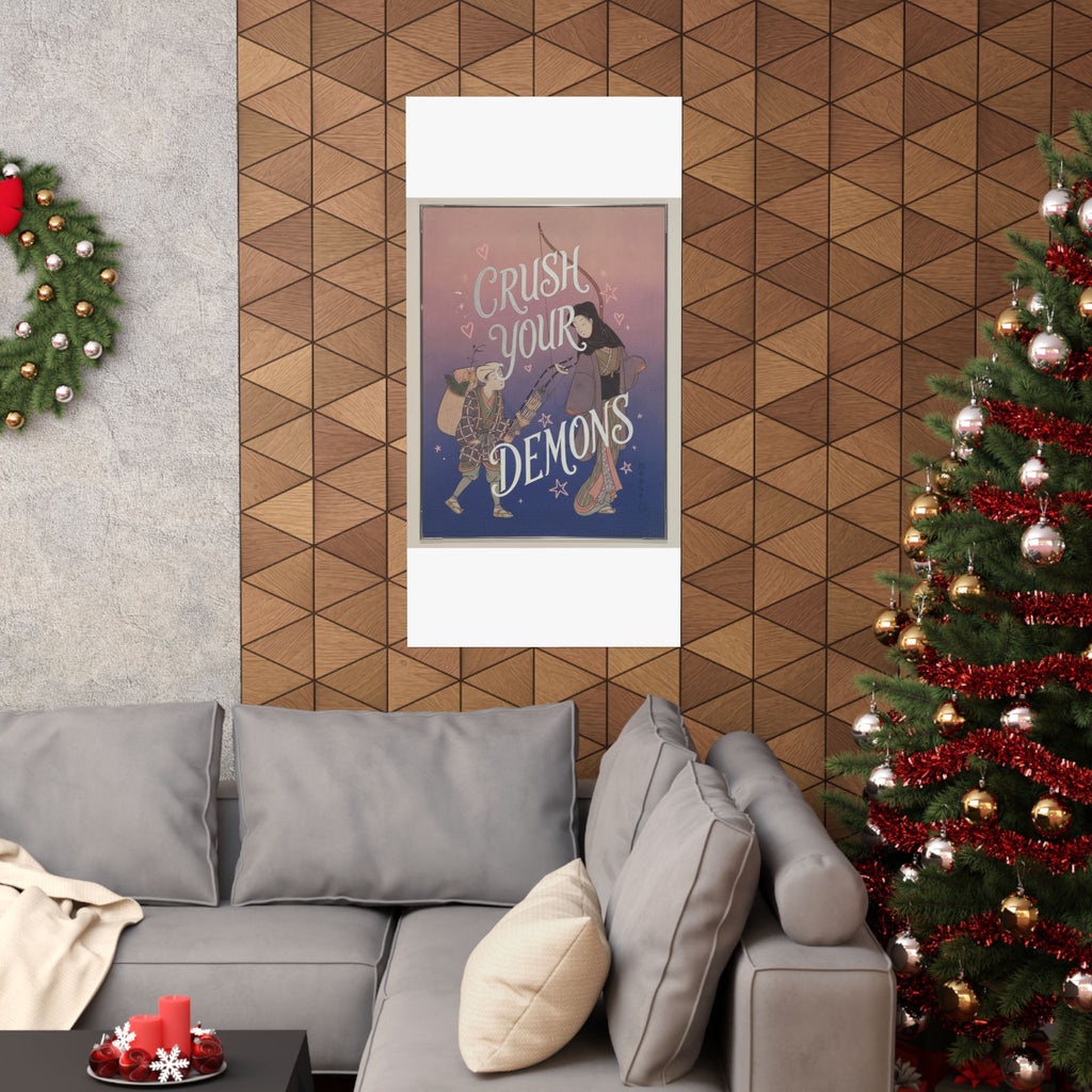 Affirmation — Demon-Crushing Bow — Matte Poster