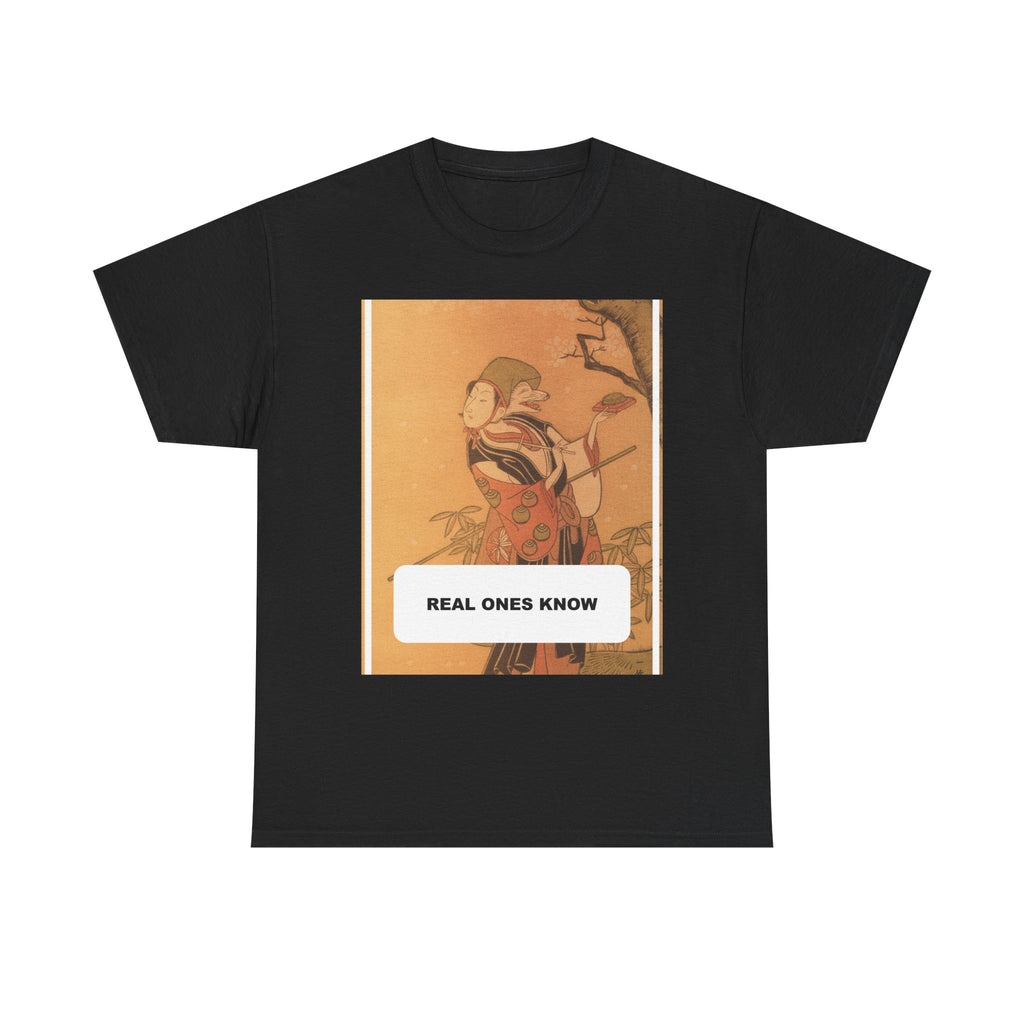 REAL ONES KNOW graphic tee by Zukkay