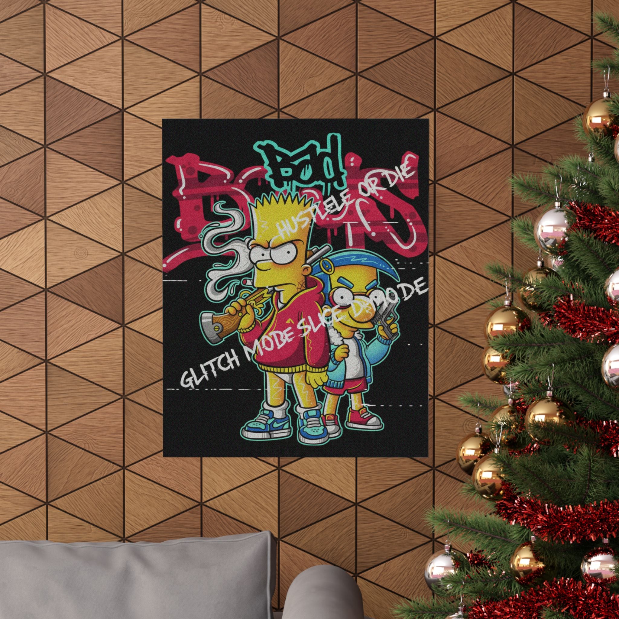 Glitch Culture — Person — Matte Poster