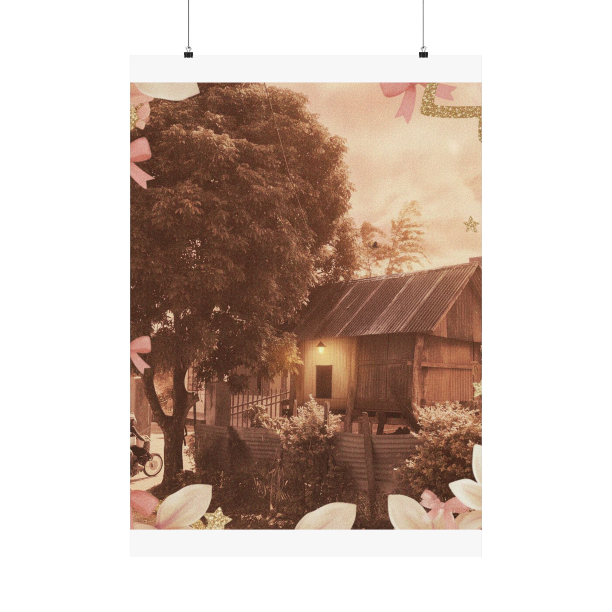 Southern Sunset — House — Matte Poster