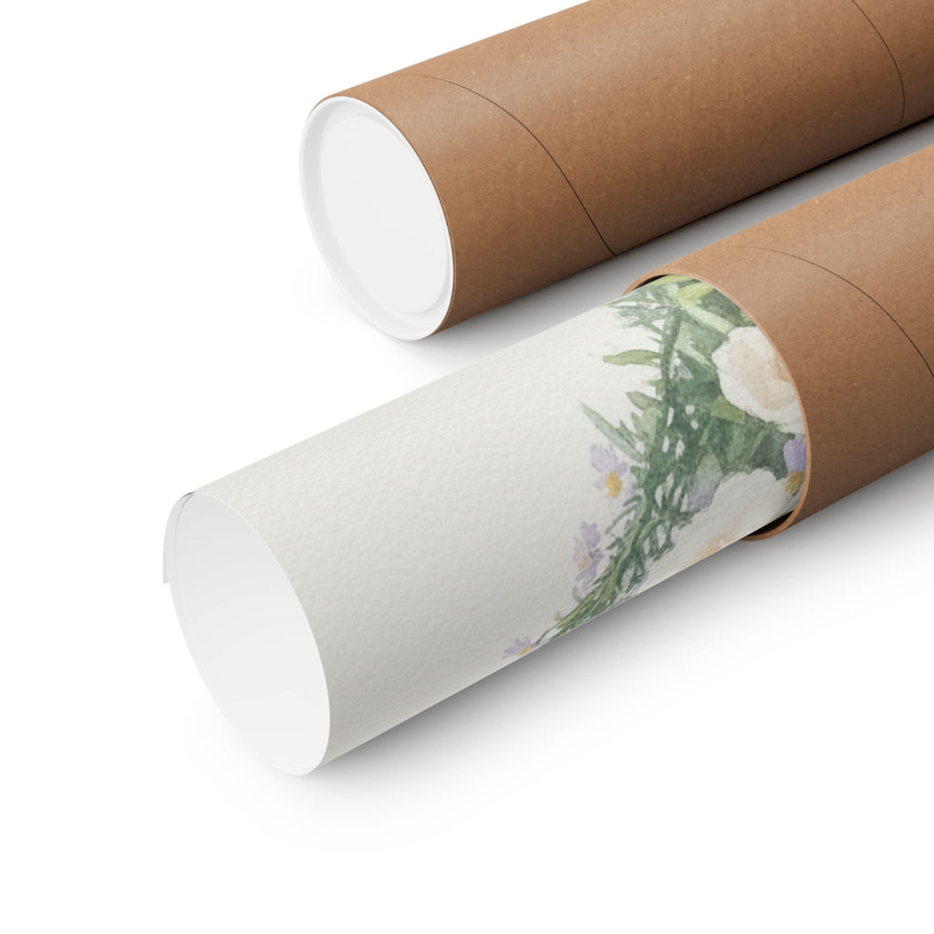 Watercolor — Flowers — Matte Poster
