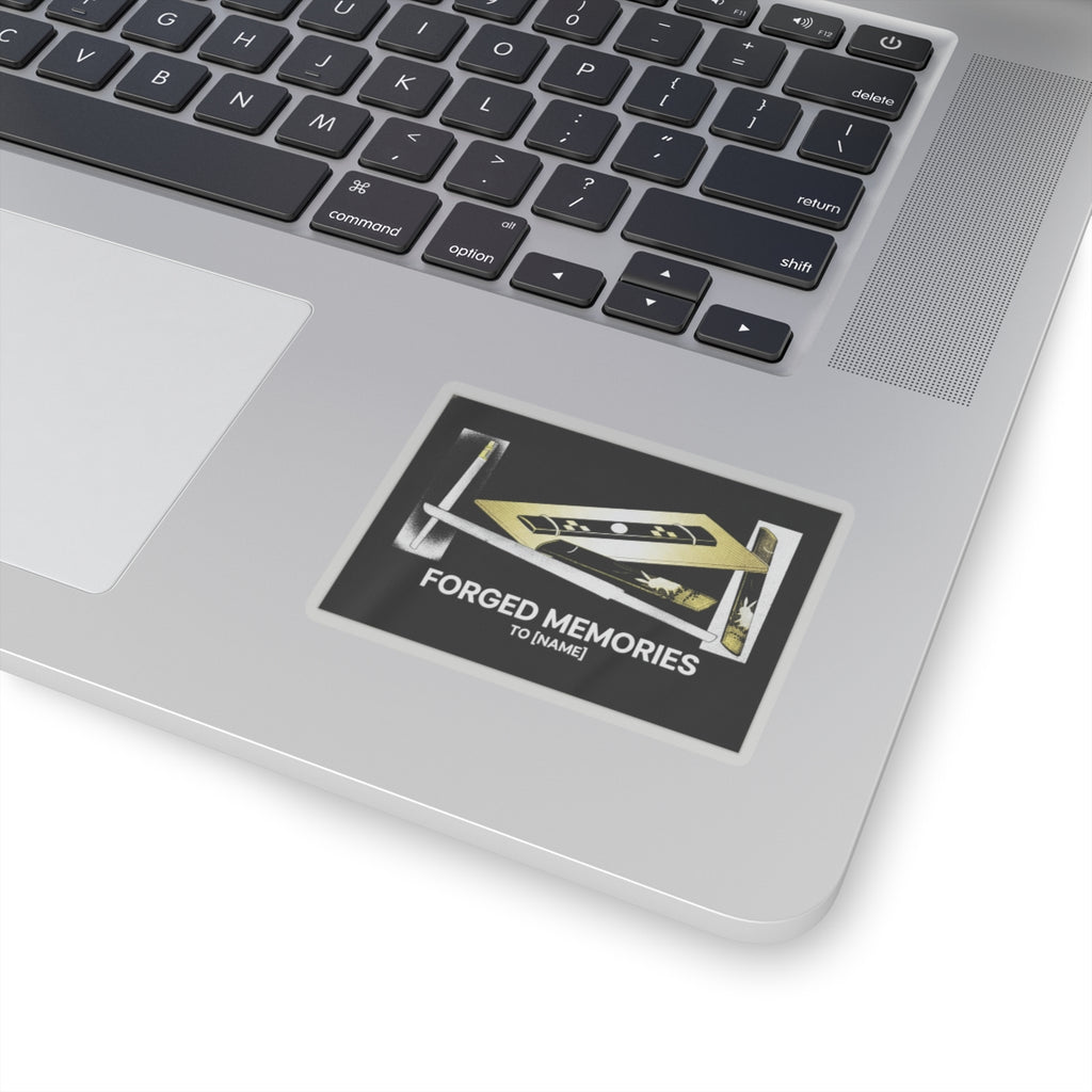 Streetwear Collage — Knife And Two Knife Handles — Kiss-Cut Sticker