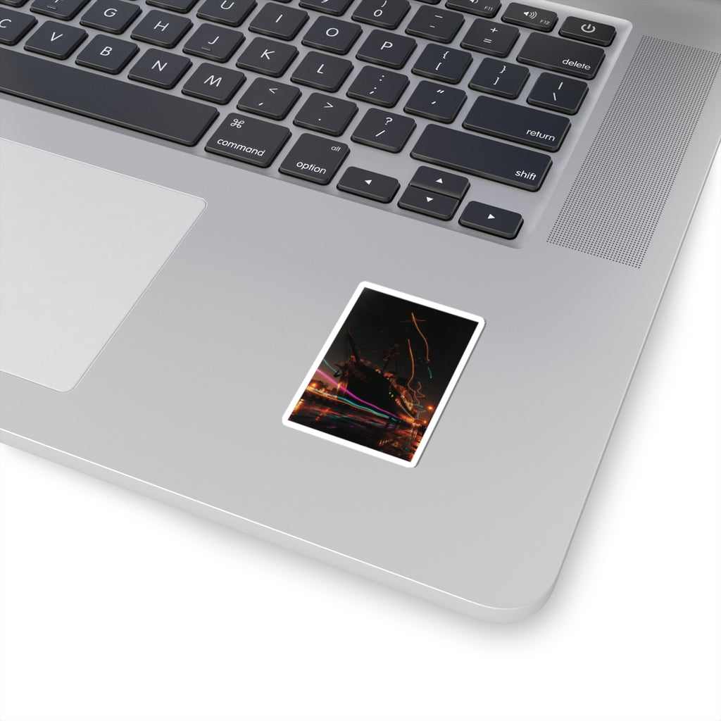 Fast Furious — Yokohama Trade: Picture Of Westerners Shipping Cargo — Kiss-Cut Sticker