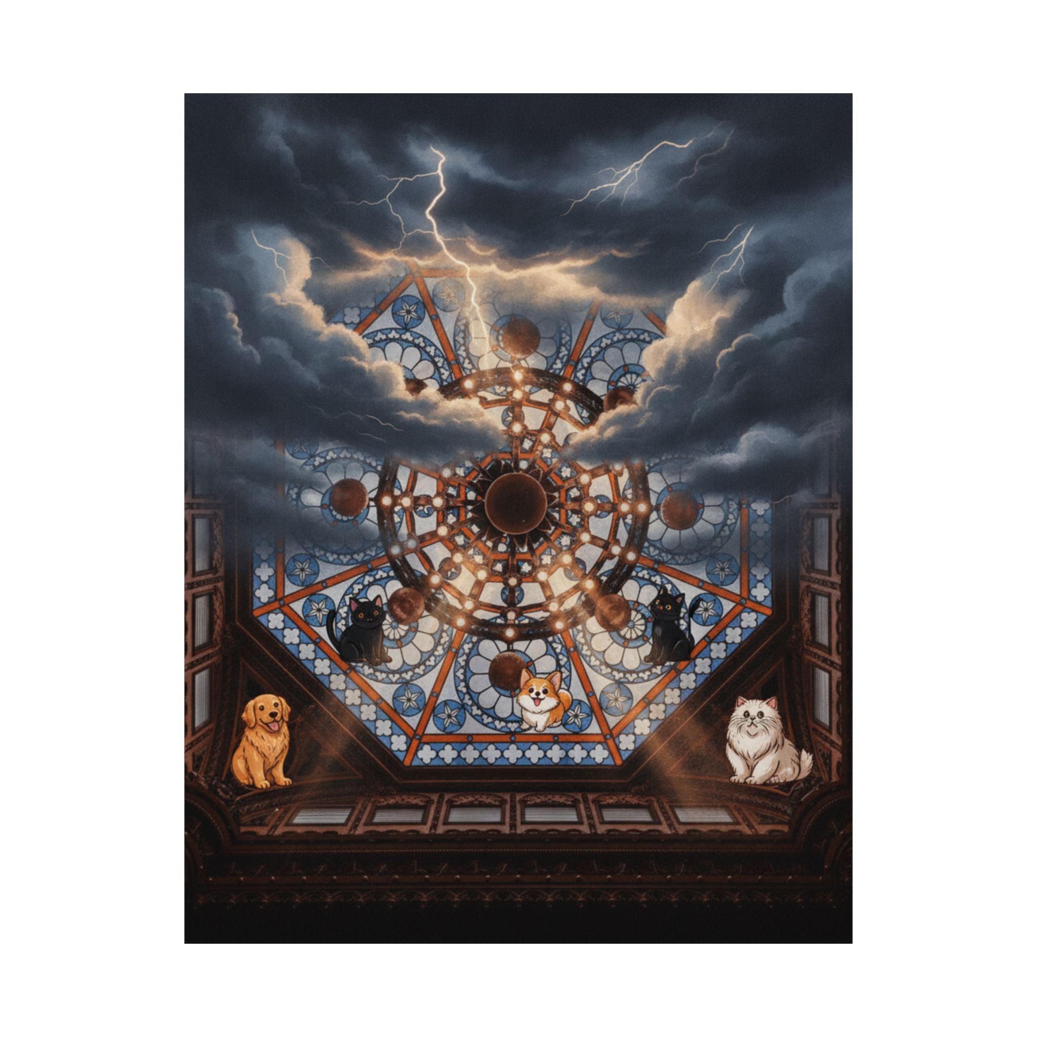 Dramatic Storm — Ceiling — Matte Poster