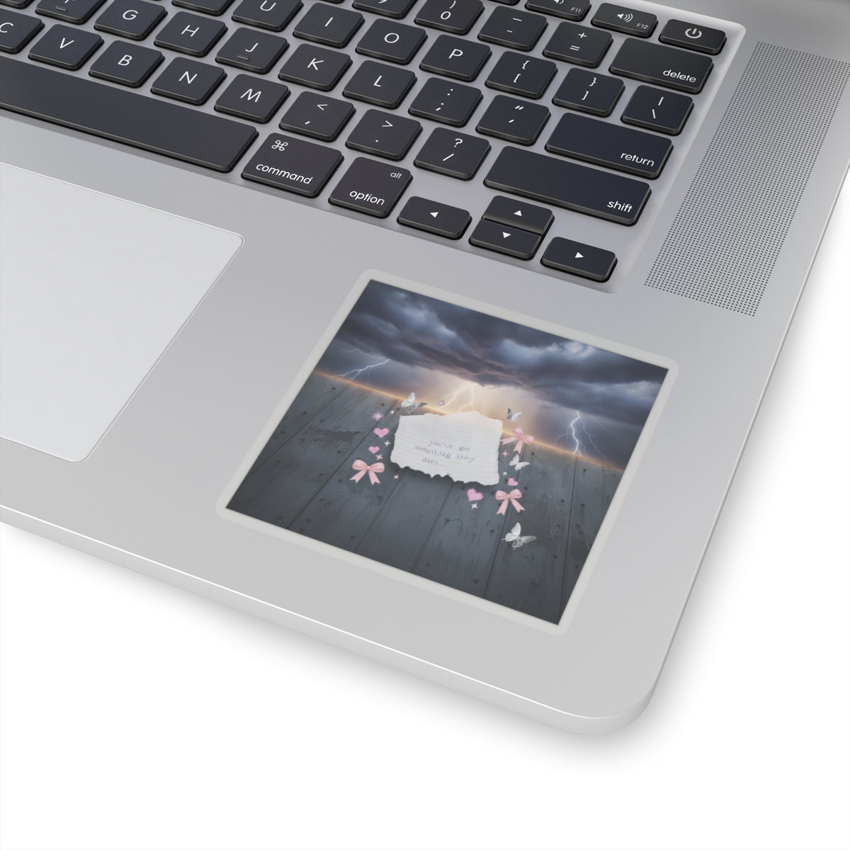 Dramatic Storm — Note — Kiss-Cut Sticker