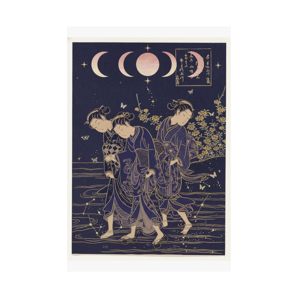 Celestial — The Tama River At Ide, Yamashiro Province — Matte Poster