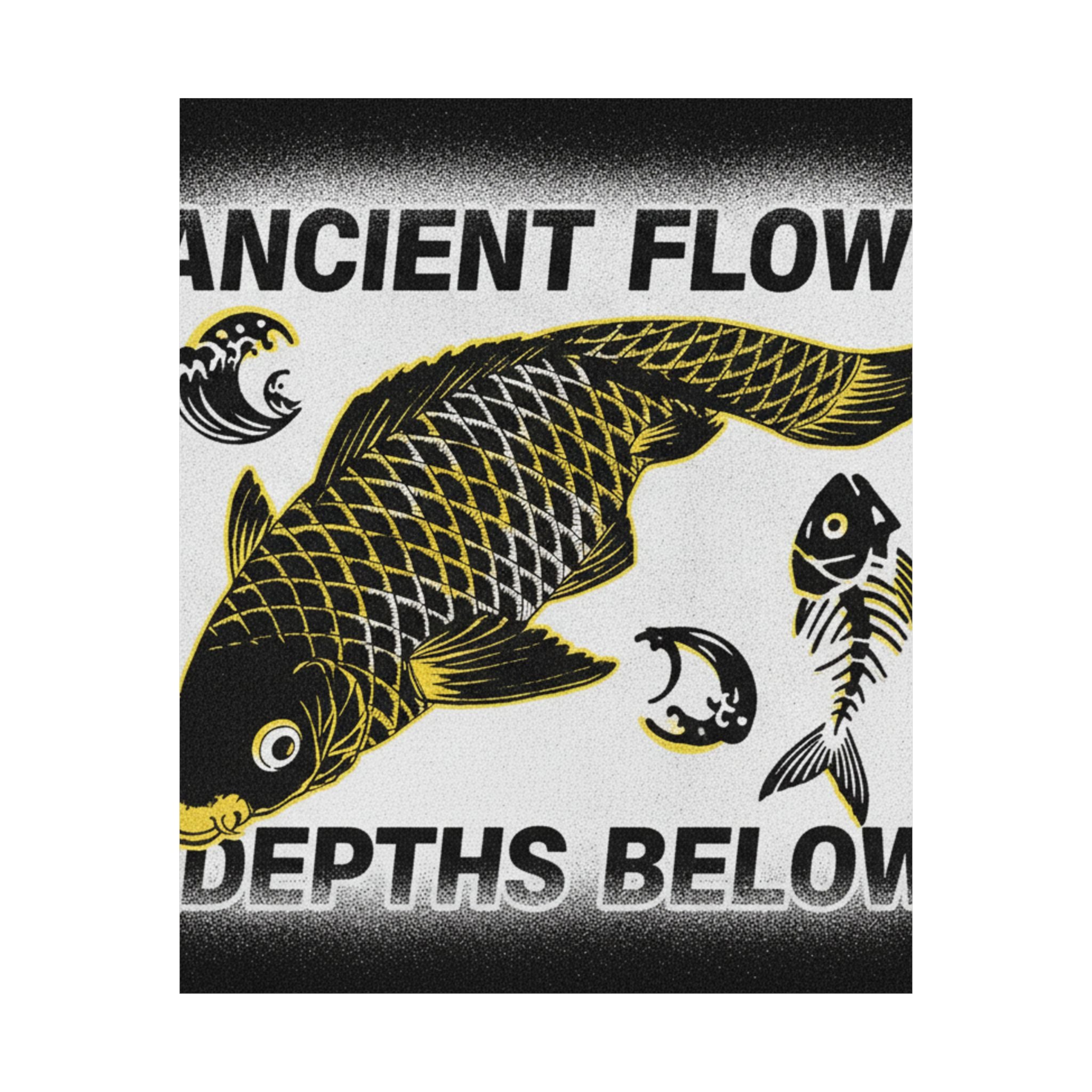 Streetwear Collage — Koi — Matte Poster