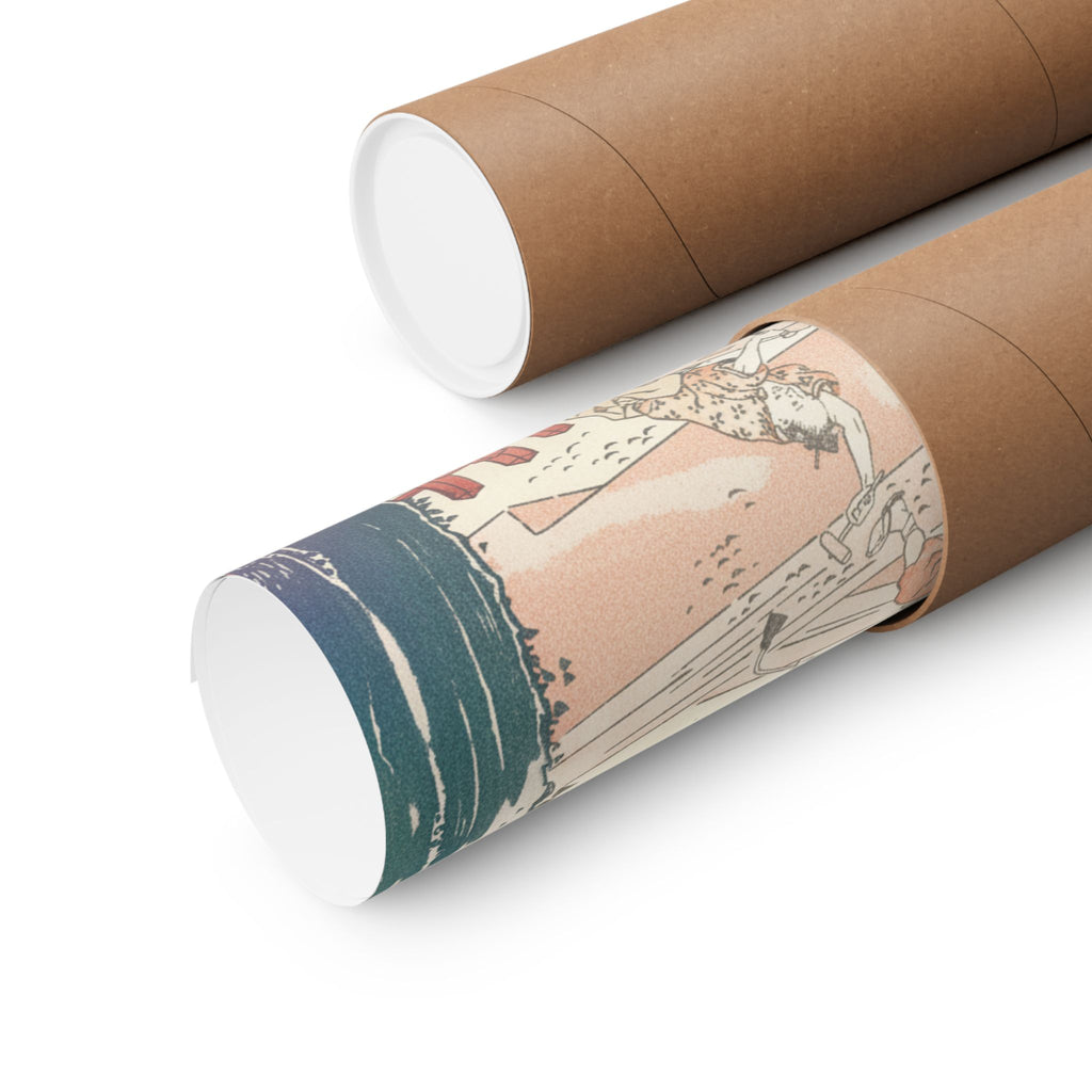 Affirmation — History Of Kamakura: Building Tsurugaoka Hachiman Shrine — Matte Poster