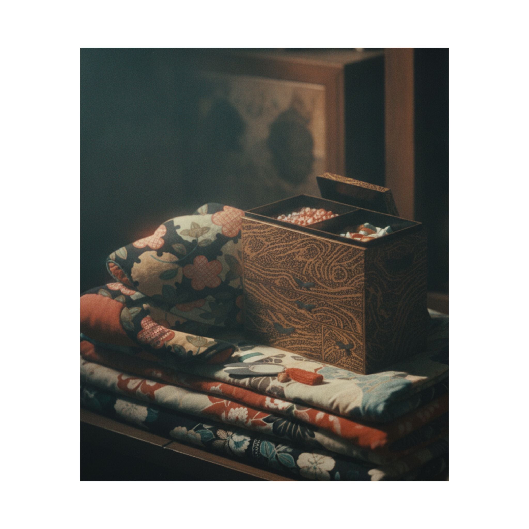 Cinematic — Lady'S Work-Box And Bed Clothing — Matte Poster