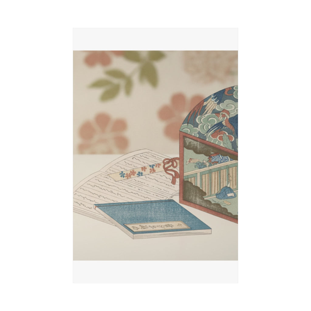 Product Marketing — Box And Books — Matte Poster