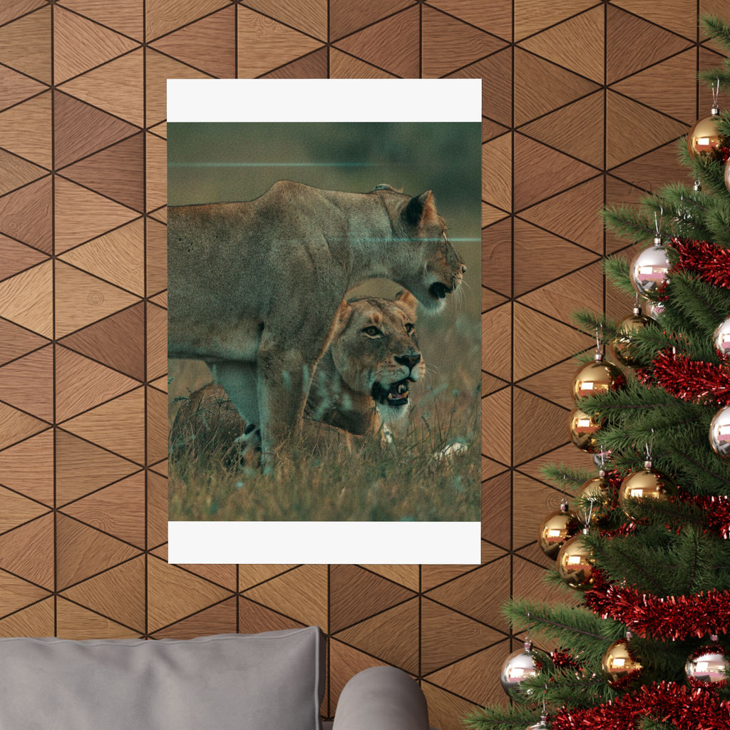 Cinematic — Lions — Matte Poster