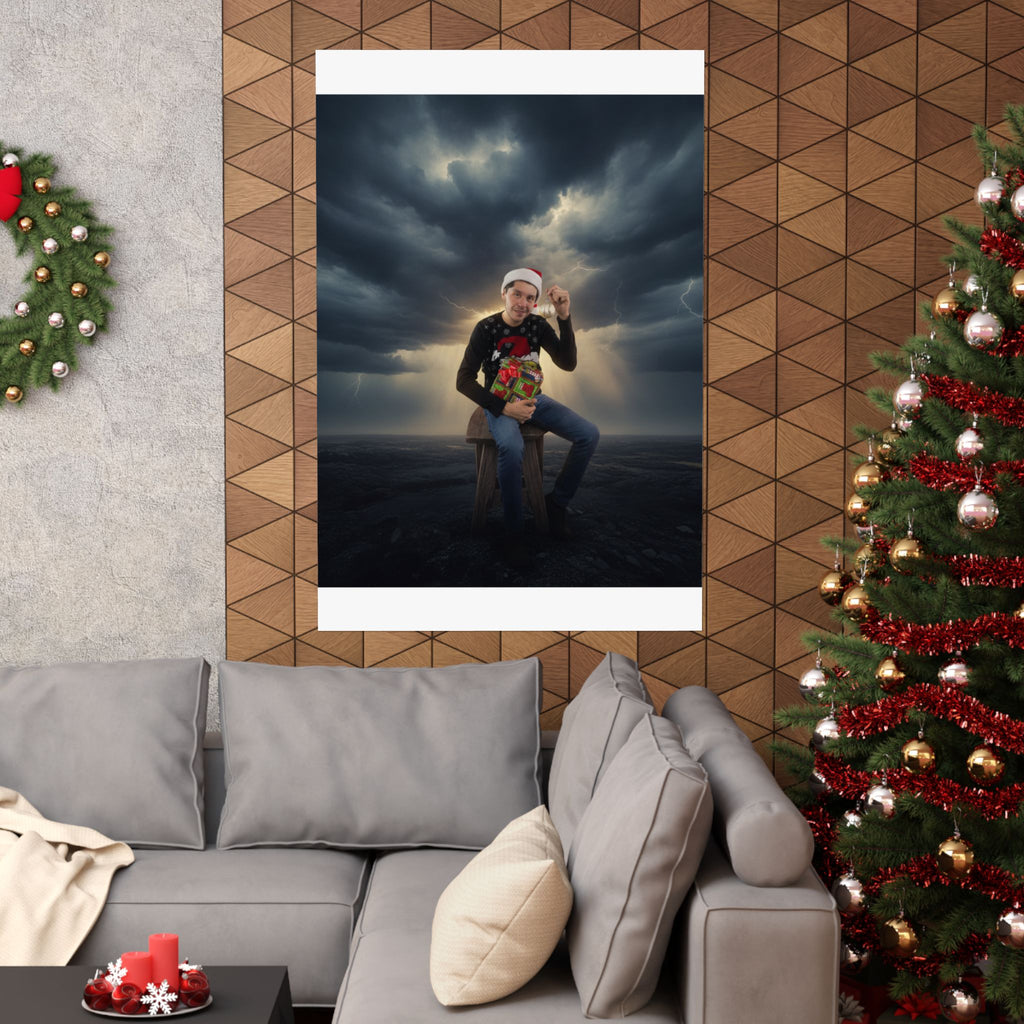Dramatic Storm — Person — Matte Poster