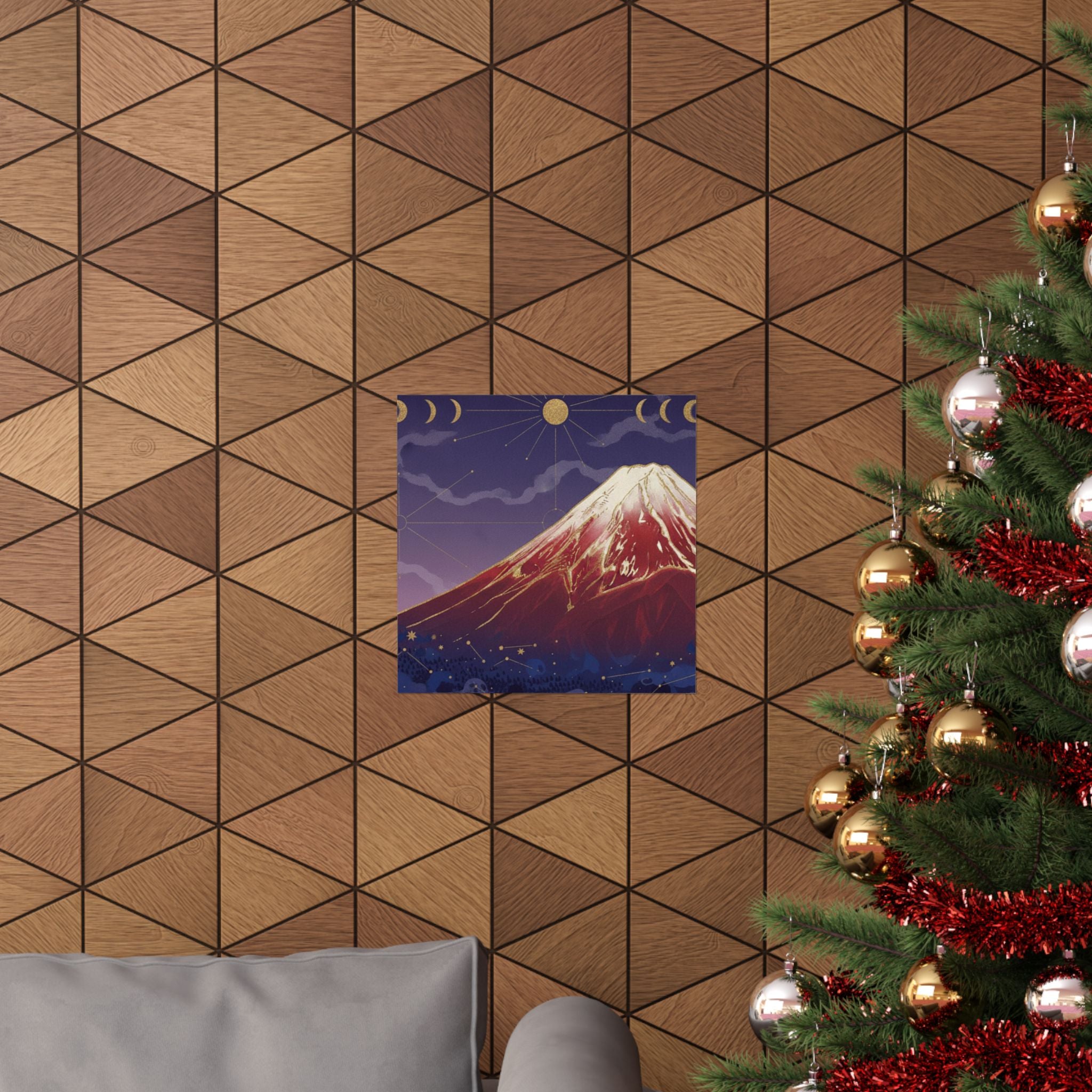 Celestial — South Wind, Clear Sky (Gaifū Kaisei), Also Known As Red Fuji, From The Series Th — Matte Poster