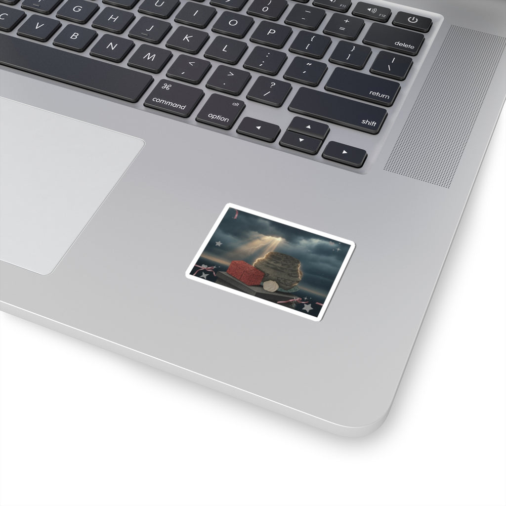 Dramatic Storm — Fire-Holder And Tea-Box — Kiss-Cut Sticker