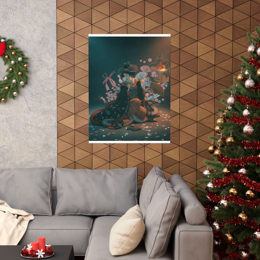 Cinematic — Courtesan And New Year Decoration — Matte Poster