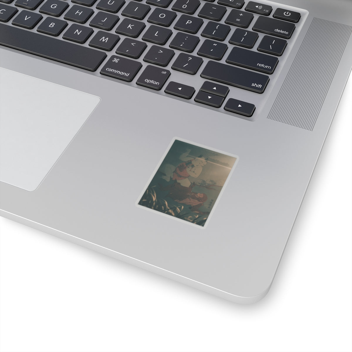 Cinematic — Boy And Monkey Playing — Kiss-Cut Sticker