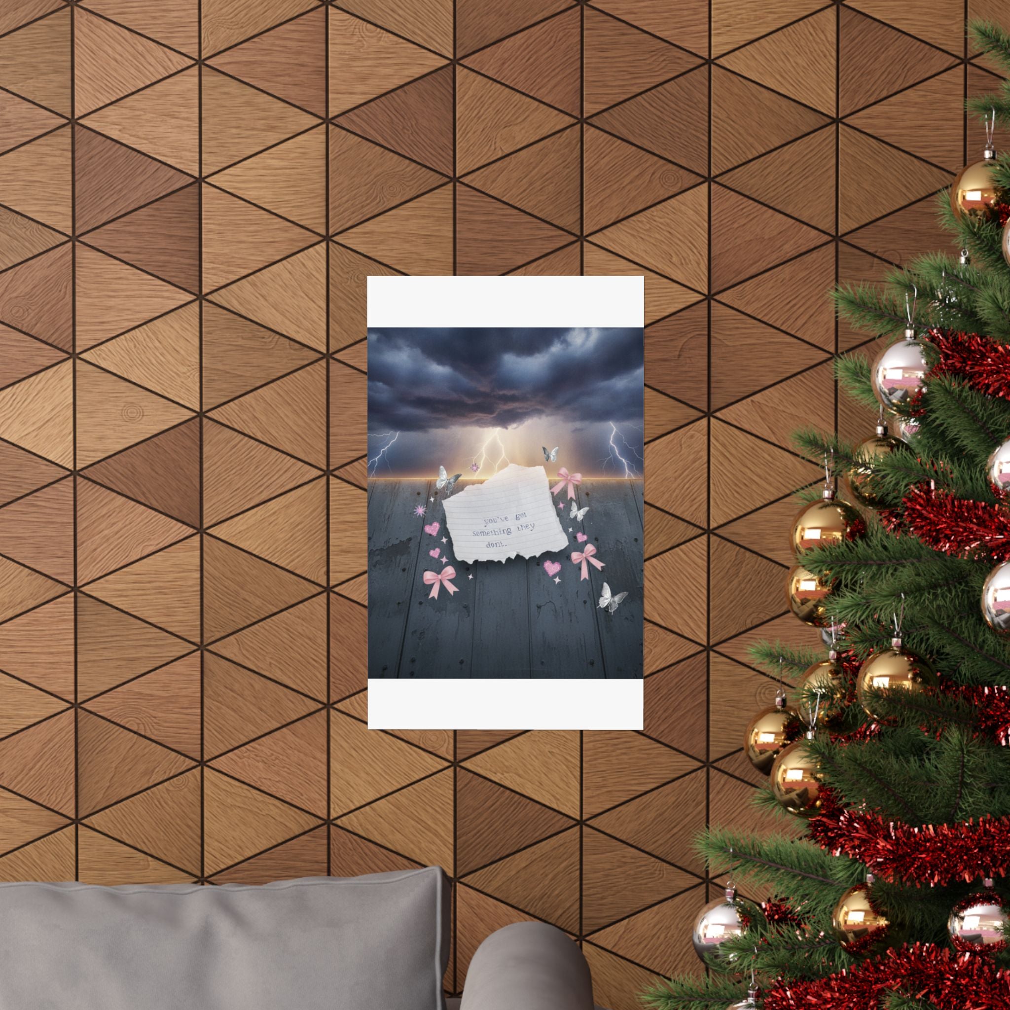 Dramatic Storm — Note — Matte Poster