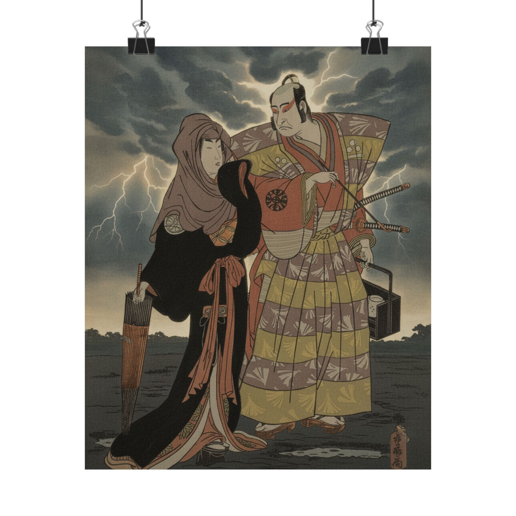 Dramatic Storm — Scene From A Drama — Matte Poster