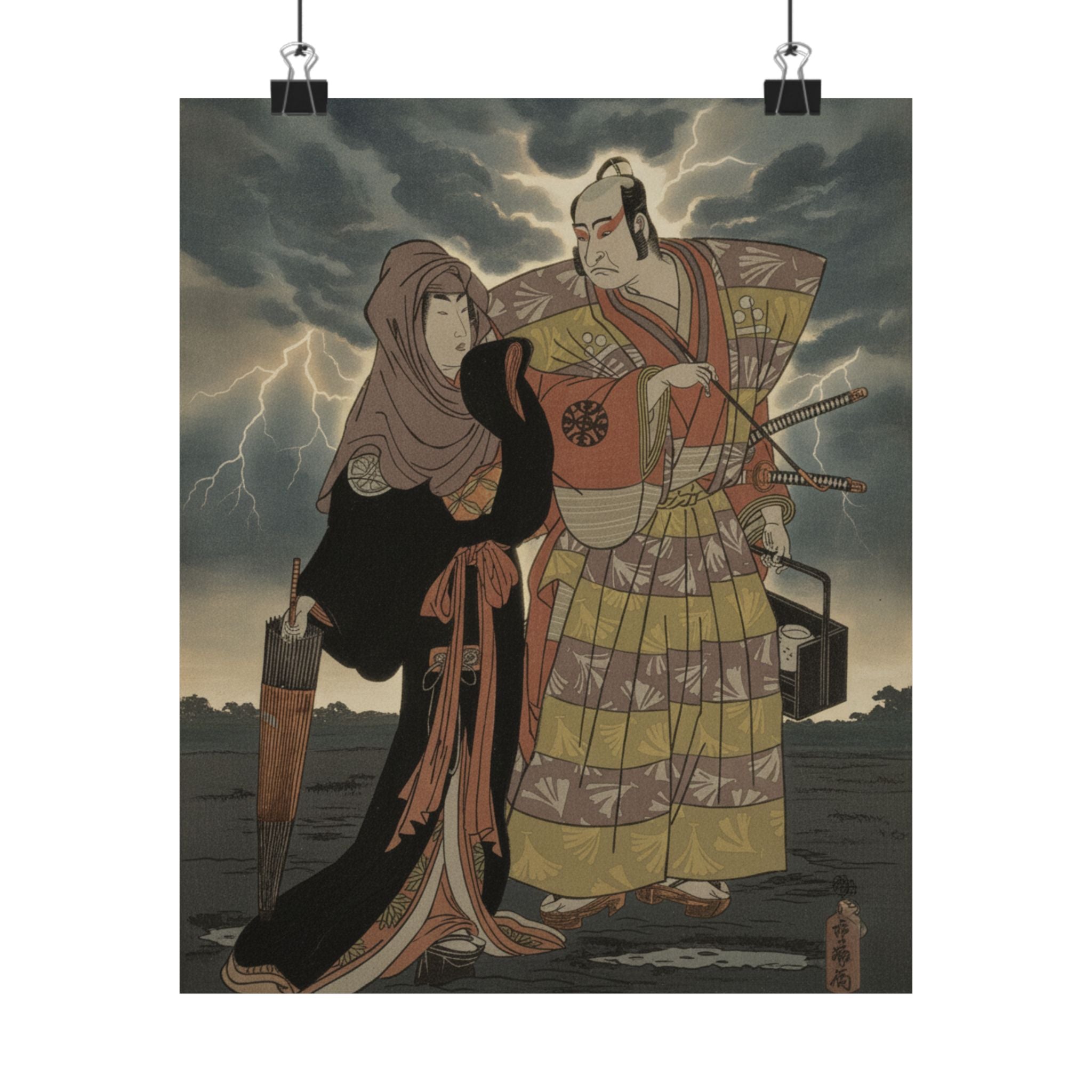Dramatic Storm — Scene From A Drama — Matte Poster