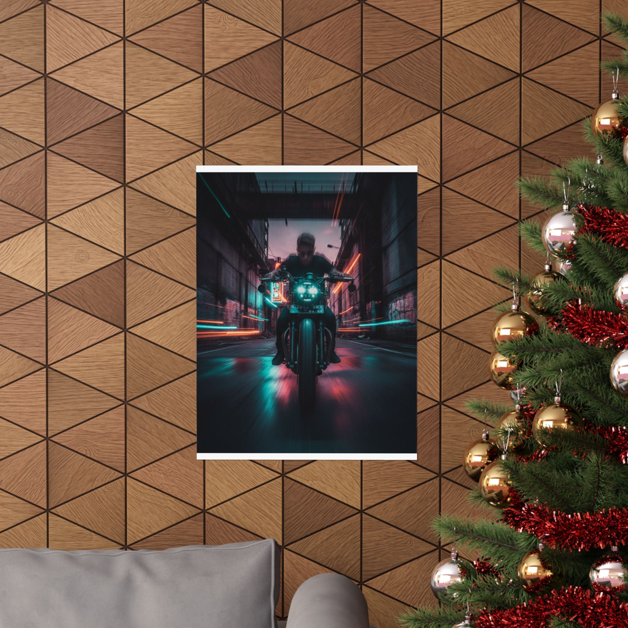 Fast Furious — Motorcycle — Matte Poster