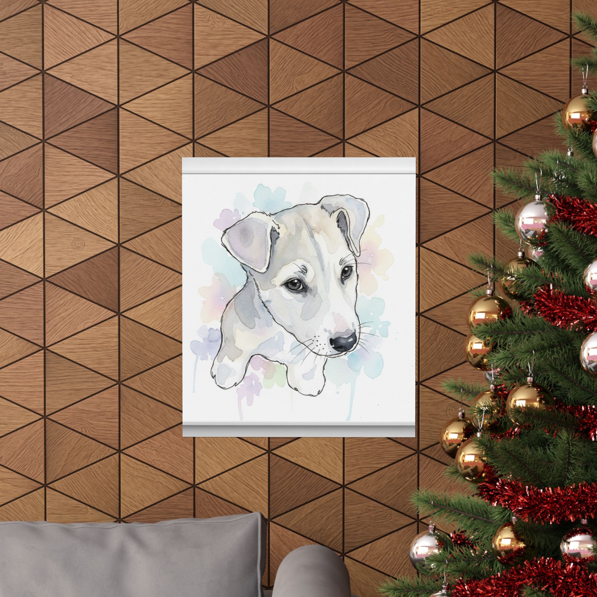 Watercolor — Dog — Matte Poster