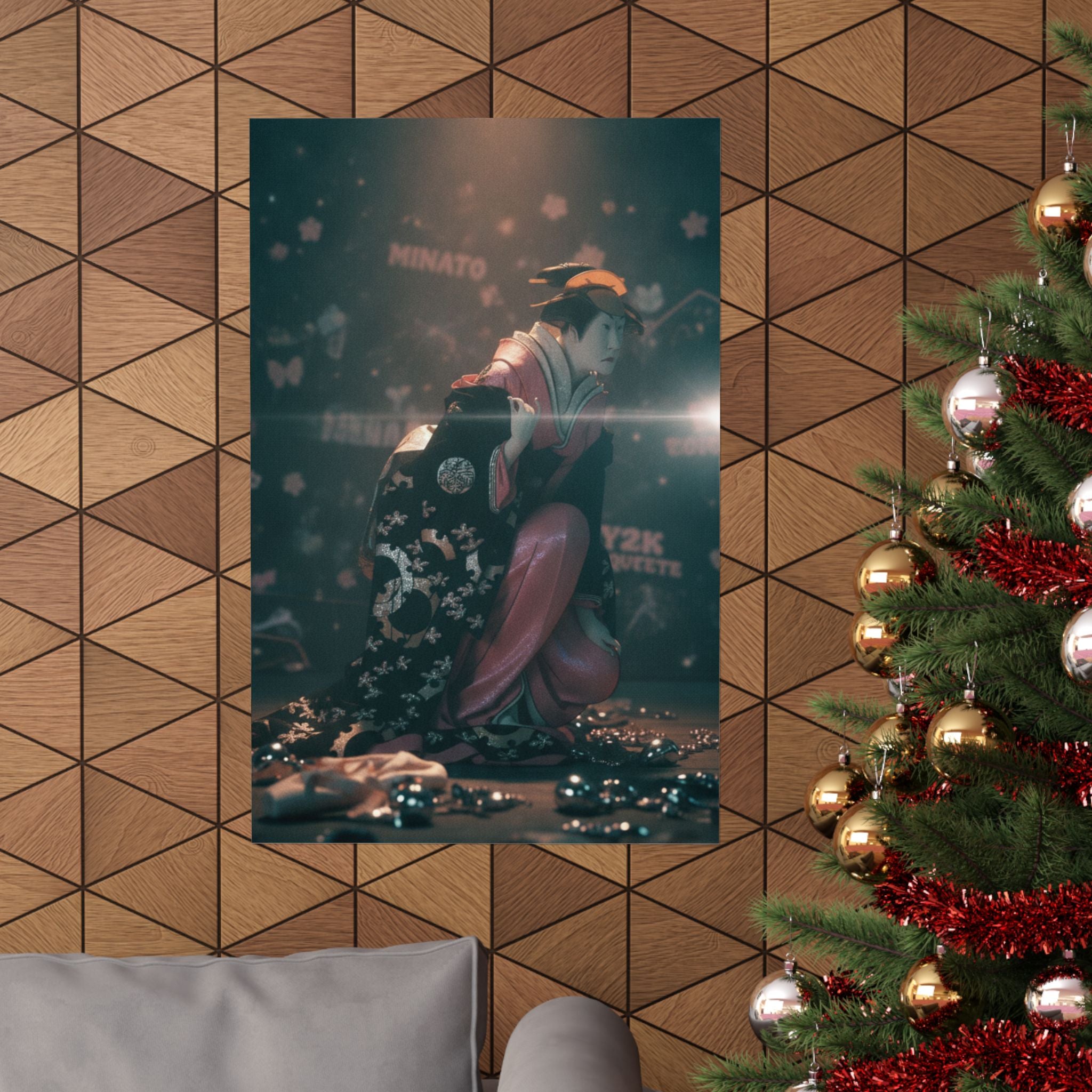 Cinematic — Actor Nakamura Kumetaro Ii As Minato, The Wife Of Yura Hyogonosuke — Matte Poster