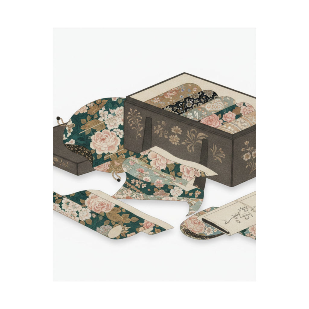 Ecommerce Main — Box With Draperies — Matte Poster