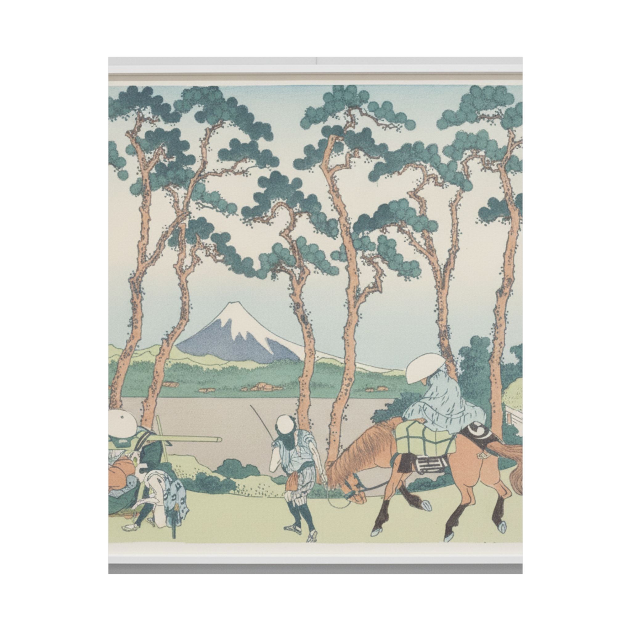 Watercolor — Hodogaya On The Tōkaidō (Tōkaidō Hodogaya), From The Series Thirty-Six Views Of  — Matte Poster