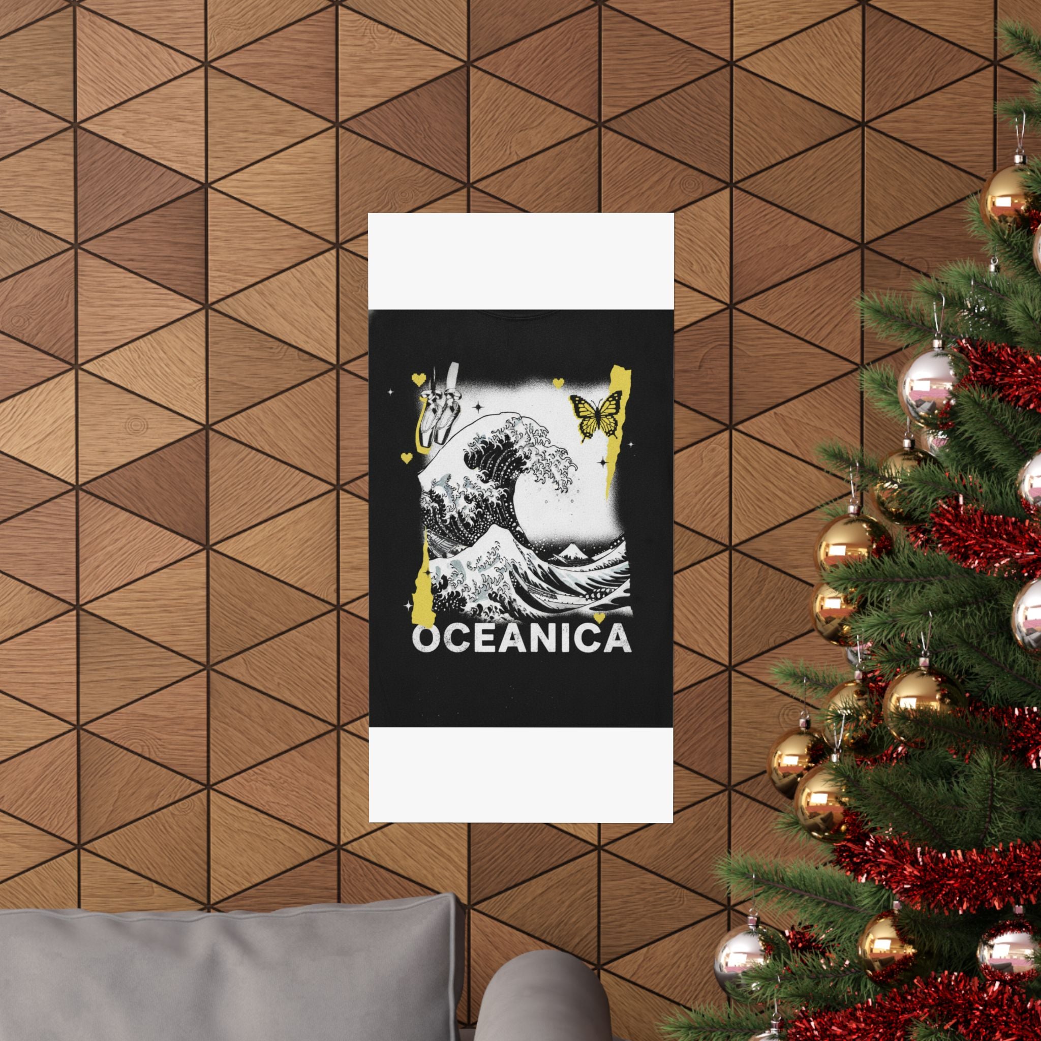 Streetwear Collage — Wave — Matte Poster