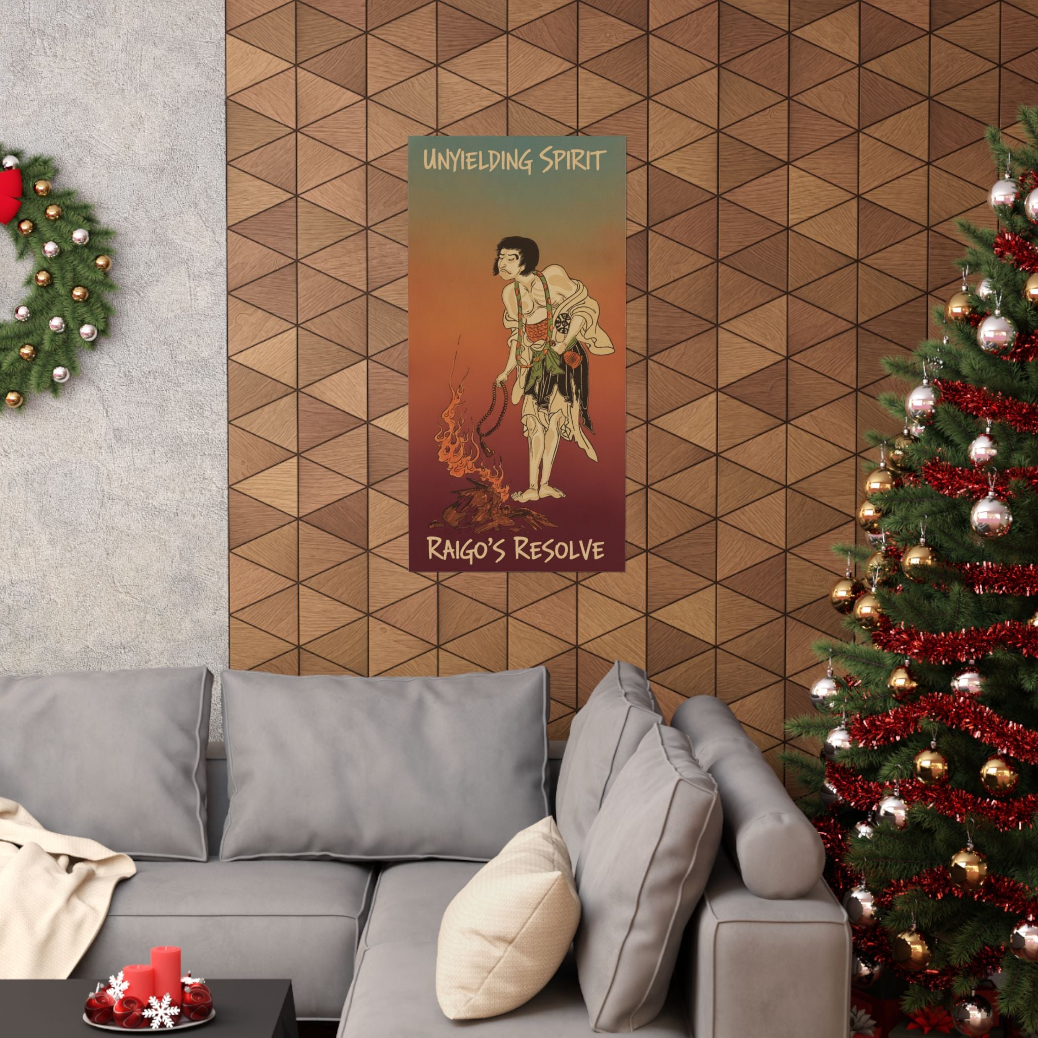 Affirmation — The First Nakamura Nakazo In The Role Of Raigo Ajari, A Buddhist Monk — Matte Poster