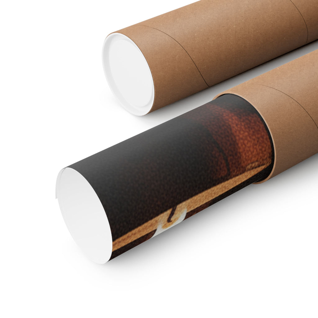 Southern Sunset — Candle — Matte Poster