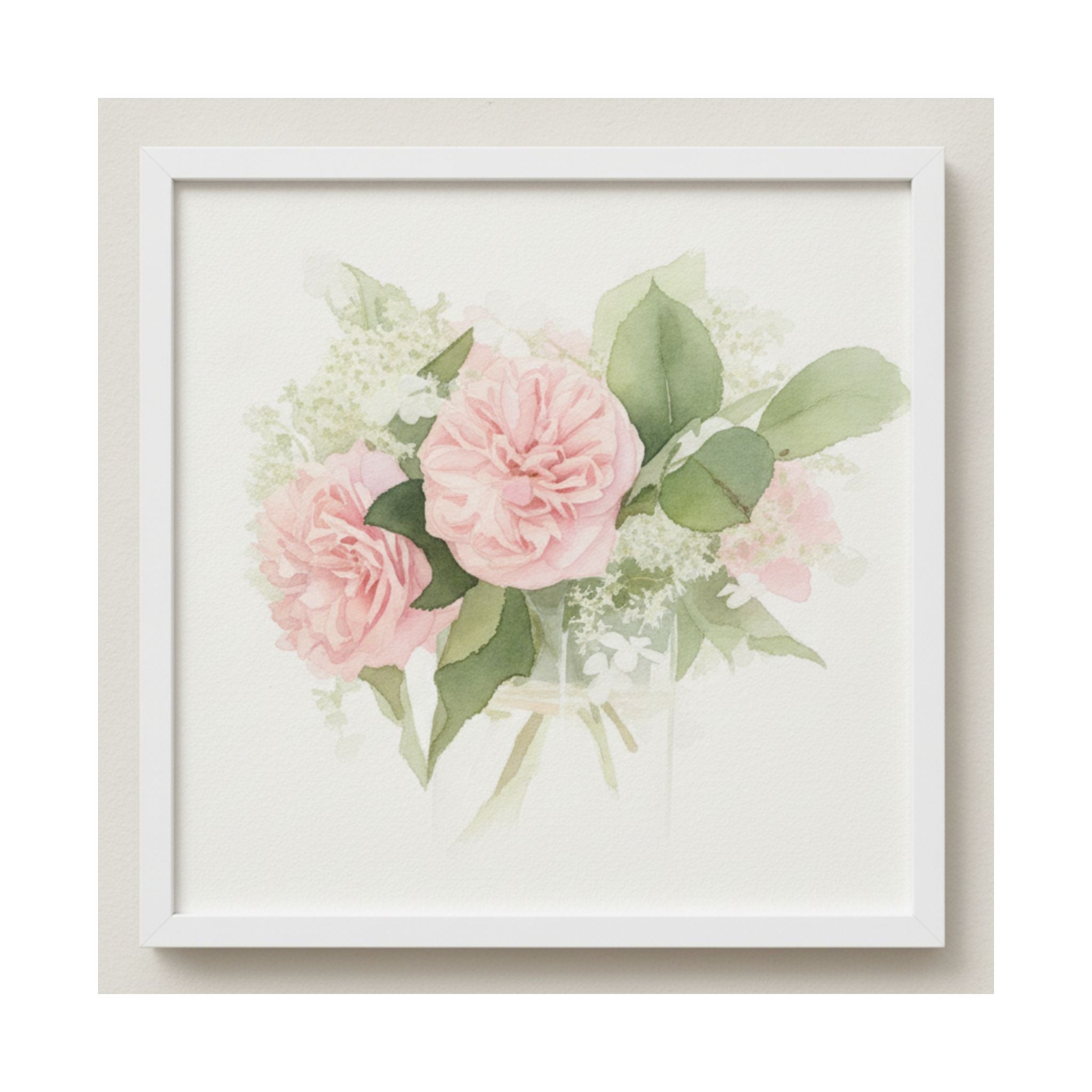 Watercolor — Flower — Matte Poster
