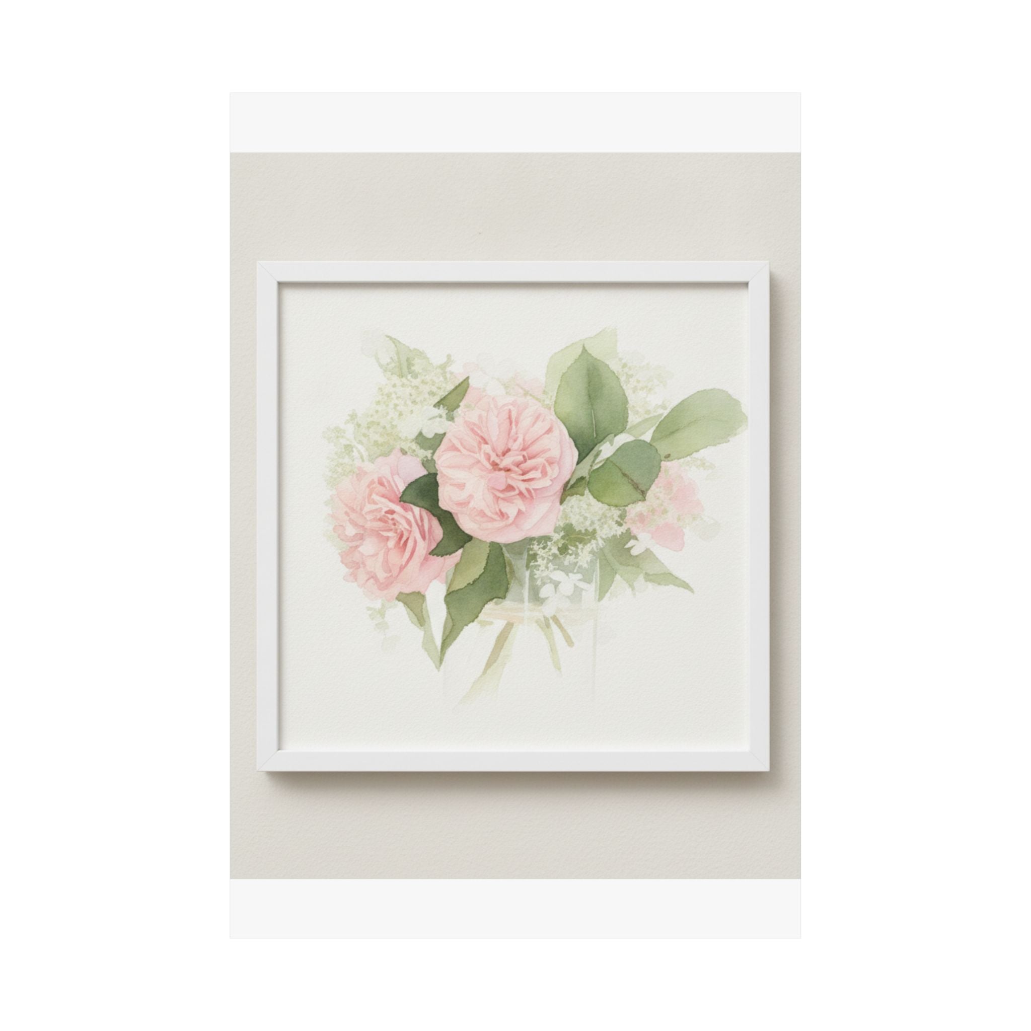 Watercolor — Flower — Matte Poster