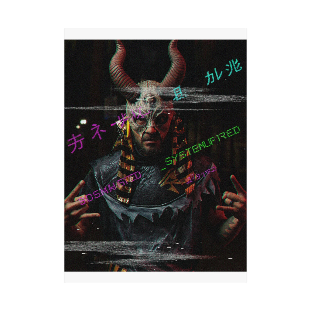 Glitch Culture — Person — Matte Poster